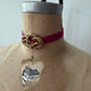 Early 1900s Antique Vintage Victorian Lover's Knot Brooch Choker or Pendant Necklace