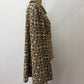 1960s Vintage Mod Wool Chain Belted Capelette Coat with Cape Over