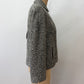 1950s Vintage Grey Wool Bouclé Tweed Cropped Jacket