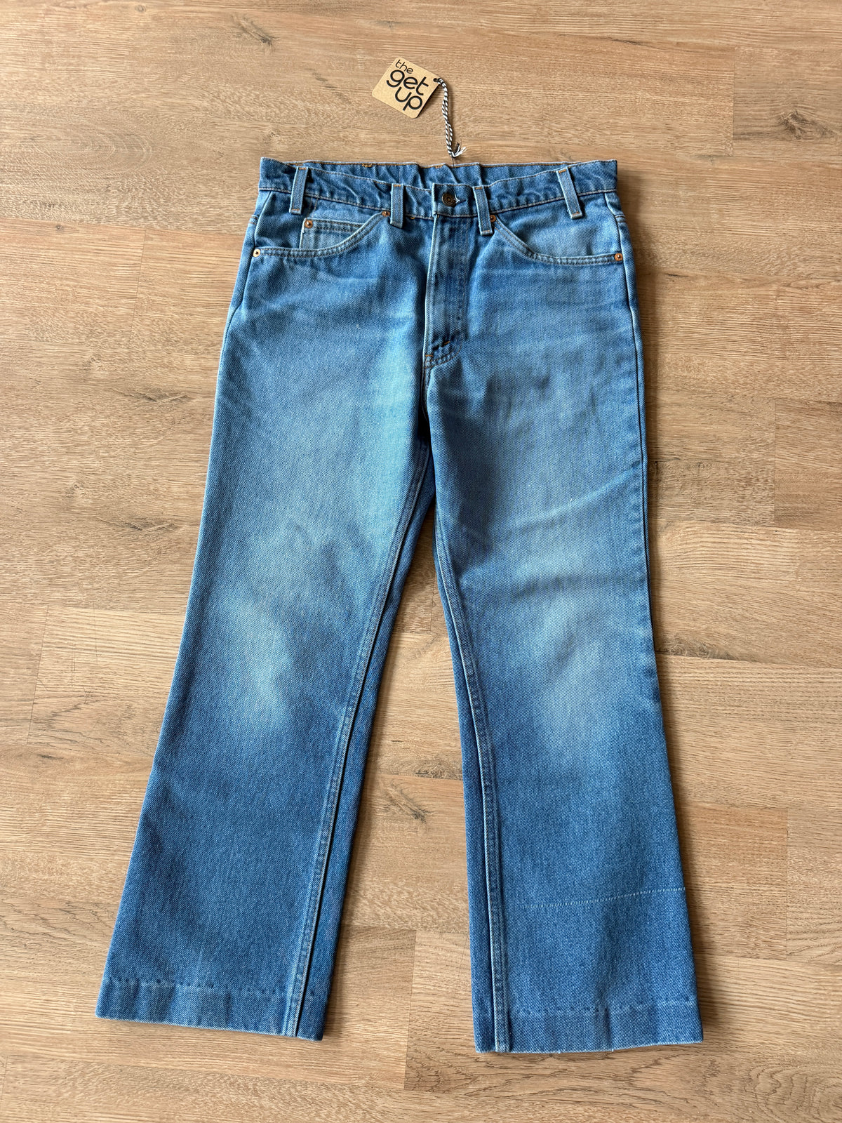 1970s Vintage Levi's Orange Tab Straight Leg Jeans - 34" x 26"