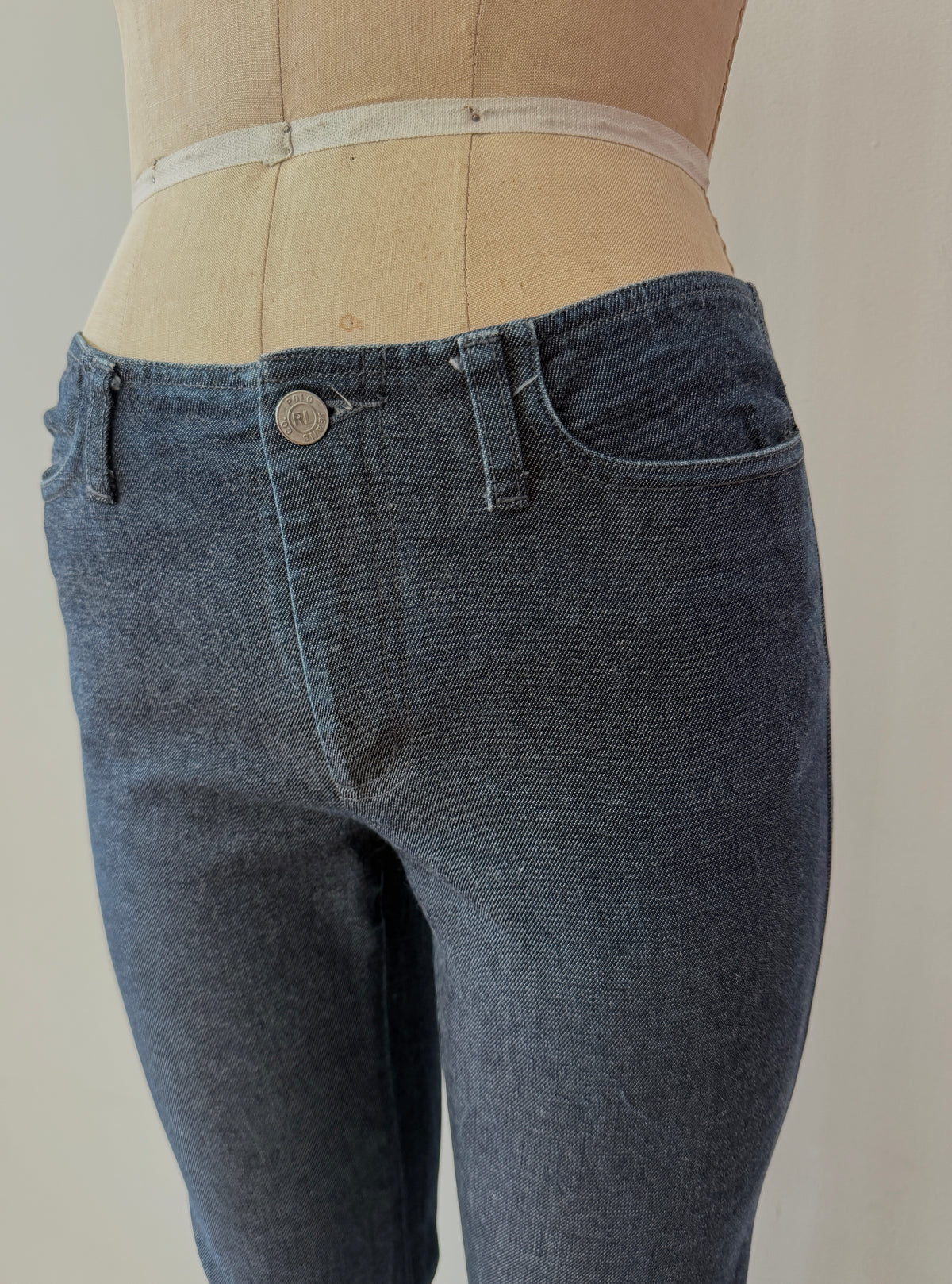 2000s Y2K Polo Jeans Co Ralph Lauren Low Rise Flare Denim Jeans