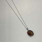 1980s Vintage Sterling Silver Pressed Flower Enamel Necklace - Artist Signed Mexico