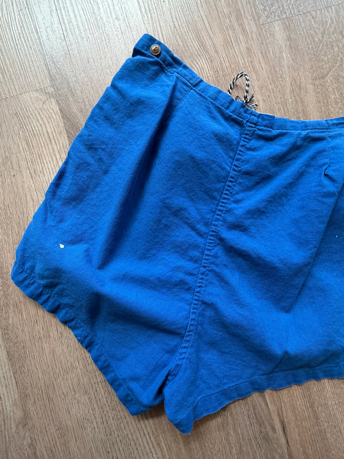 1940s - 1950s Vintage Aldrich & Aldrich High Waisted Cotton Gym Shorts