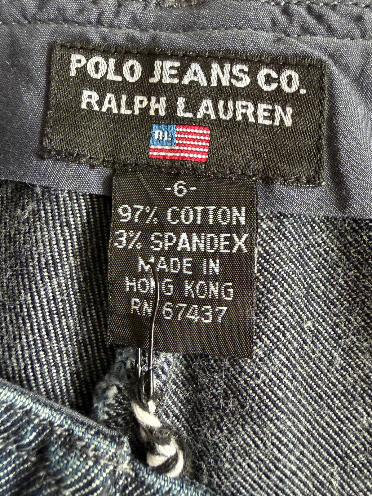 2000s Y2K Polo Jeans Co Ralph Lauren Low Rise Flare Denim Jeans