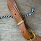 1950s - 1960s Vintage Tooled Leather Crossbody Purse
