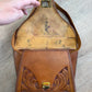 1950s - 1960s Vintage Tooled Leather Crossbody Purse