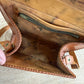1950s - 1960s Vintage Tooled Leather Crossbody Purse