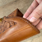 1950s - 1960s Vintage Tooled Leather Crossbody Purse