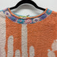 Handmade Upcycled 1970s 1980s Vintage Towel Pullover