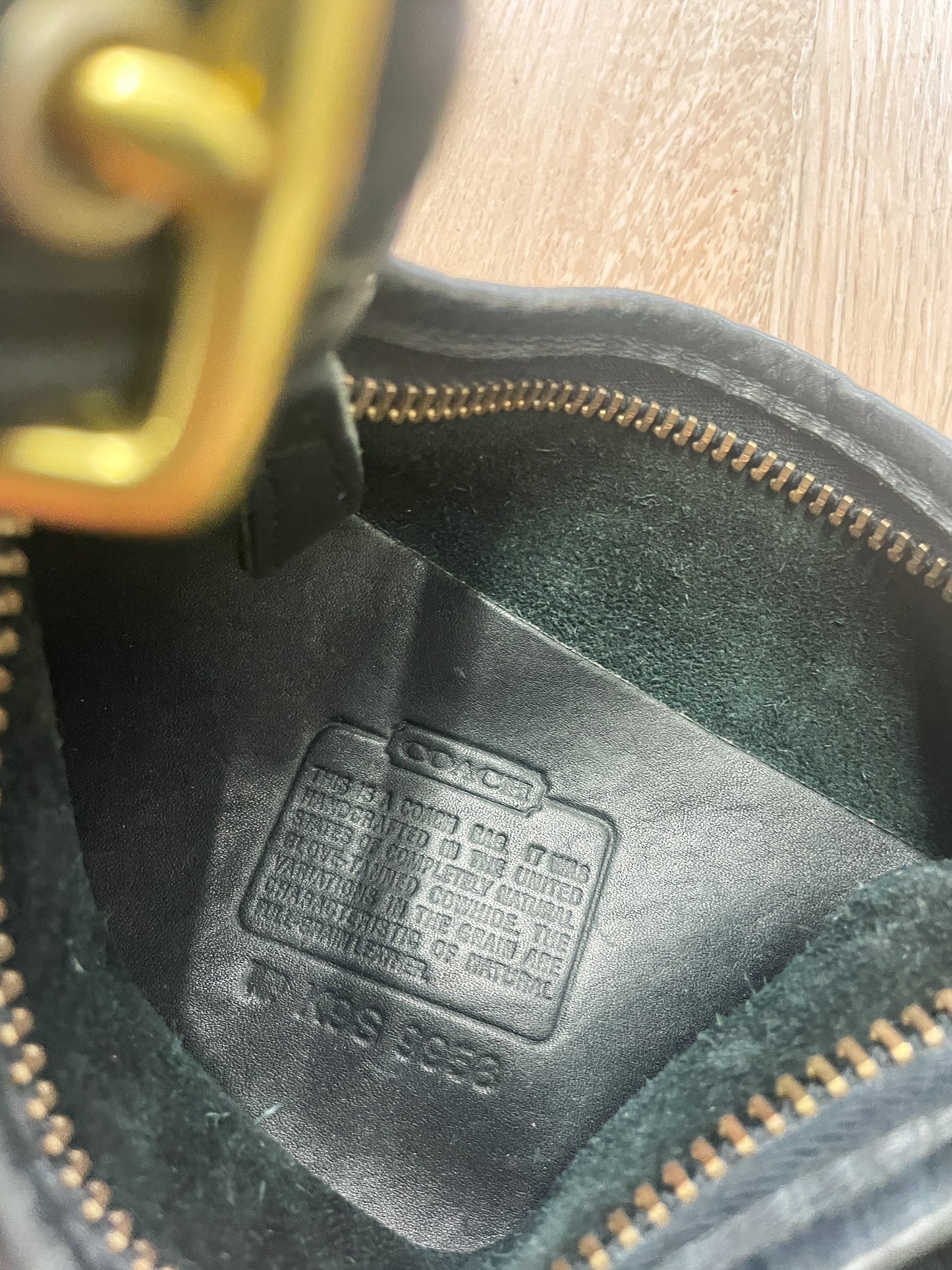 1990s Vintage COACH Janice's Legacy Slouchy Bucket Crossbody Purse #9950