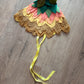 1960s Vintage Victoria's Crepe Paper Custom Flower Costume with Documentation
