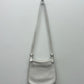 2000s Y2K COACH White Slim Hippie Flap Crossbody Purse 9135