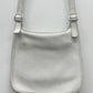 2000s Y2K COACH White Slim Hippie Flap Crossbody Purse 9135