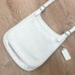 2000s Y2K COACH White Slim Hippie Flap Crossbody Purse 9135