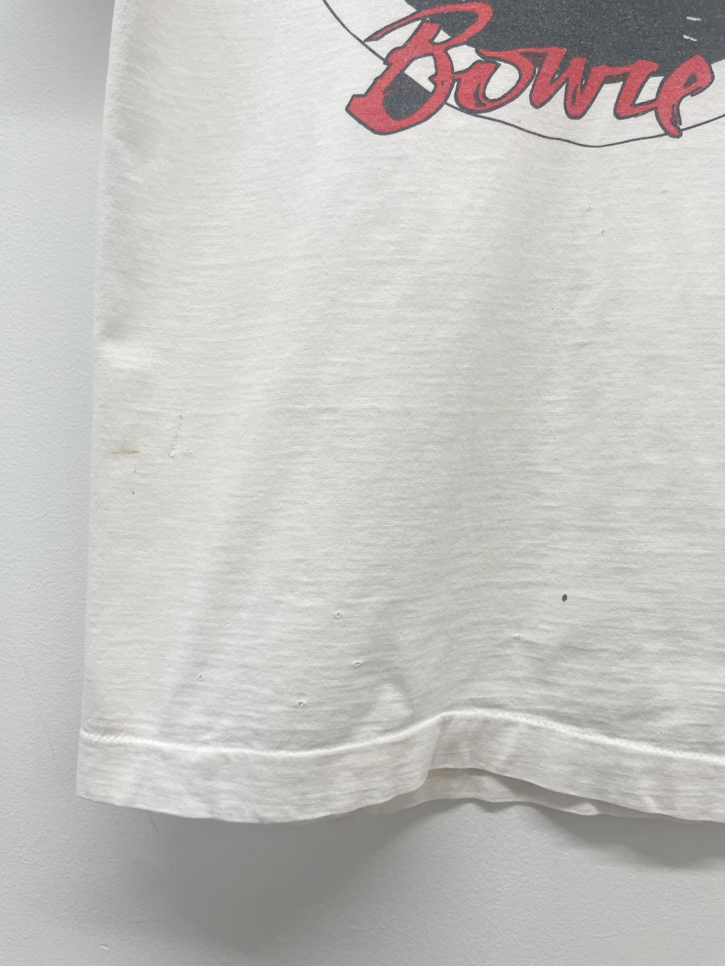 1970s Vintage David Bowie Changesonebowie Original Portrait Tee Shirt