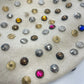 1960s Vintage Bedazzled Gems Cream Wool Beret