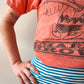 1966 Vintage Peanuts Charlie Brown Faded Distressed Tee Shirt Mayo Spruce 1960s