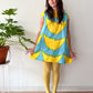 1960s Vintage Marimekko Suomi Finland Zip Front Mod Shift A-Line Laine (Waves) Annika Rimala Dress