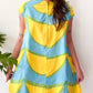 1960s Vintage Marimekko Suomi Finland Zip Front Mod Shift A-Line Laine (Waves) Annika Rimala Dress