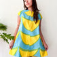 1960s Vintage Marimekko Suomi Finland Zip Front Mod Shift A-Line Laine (Waves) Annika Rimala Dress
