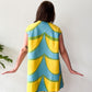 1960s Vintage Marimekko Suomi Finland Zip Front Mod Shift A-Line Laine (Waves) Annika Rimala Dress
