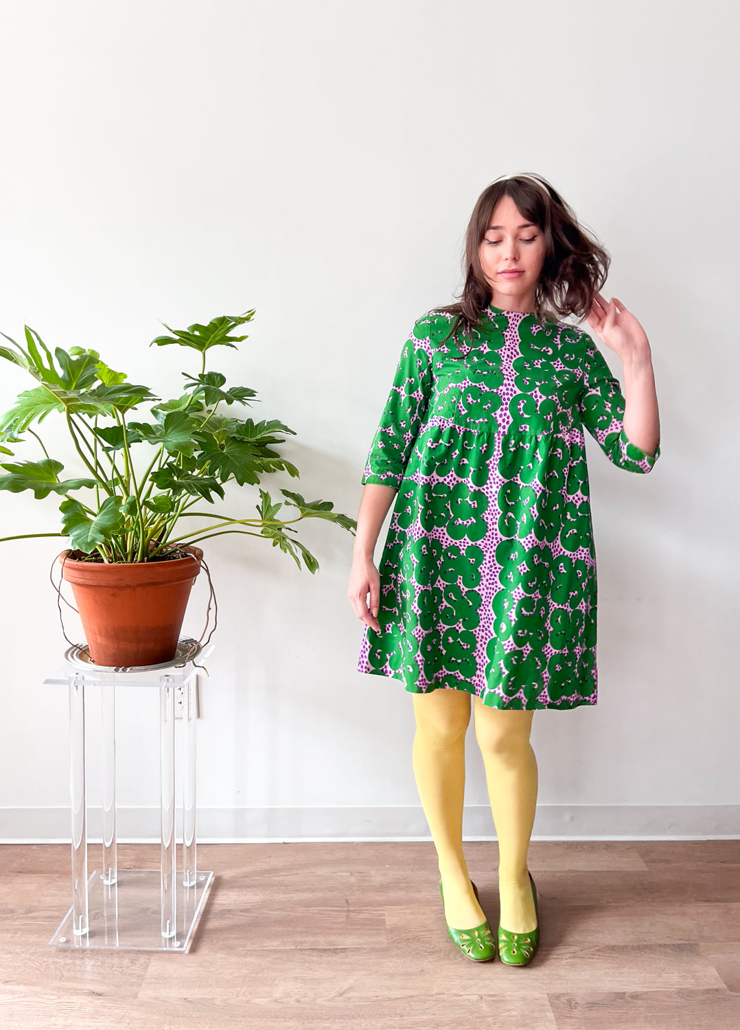 1960s Vintage Marimekko Suomi Finland Keidas (Oasis) by Annika Rimala Dress