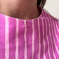 1960s Vintage Marimekko Suomi Finland Purple Pink Two Tone Piccolo Stripe Dress