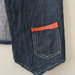 1970s Vintage Western Style Denim Open 2 Pocket Vest