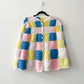1970s Vintage Adorable Pastel Granny Square Cape
