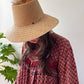 1960s Woven Straw Sun Hat with Pom