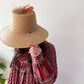 1960s Woven Straw Sun Hat with Pom