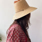 1960s Woven Straw Sun Hat with Pom