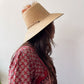 1960s Woven Straw Sun Hat with Pom