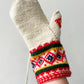 1970s Vintage Norwegian 100% Wool Hand Knit Mittens