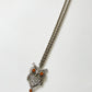 1970s Vintage Articulated Large Owl Novelty Statement Necklace