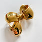 1980s Vintage Gold Bow Brooch Pin
