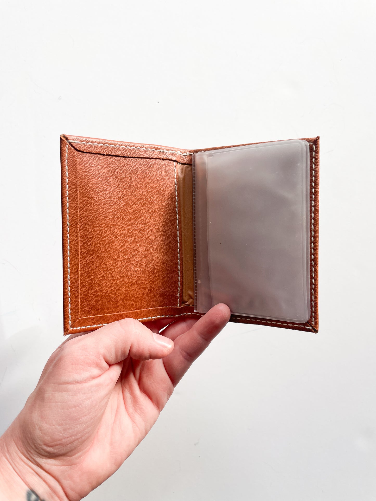 1990s Vintage LIZ by Liz Claiborne Brown Vinyl Crossbody Purse w/ Wallet