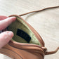 1990s Vintage LIZ by Liz Claiborne Brown Vinyl Crossbody Purse w/ Wallet