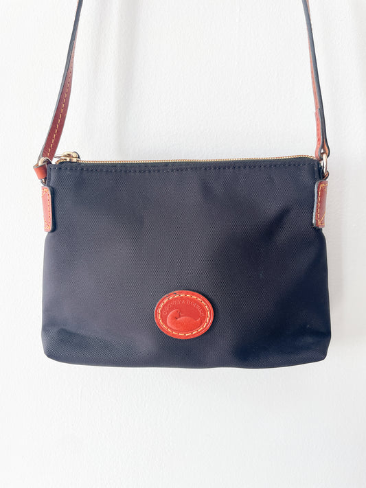 1990s Vintage Dooney & Bourke Nylon Crossbody Purse