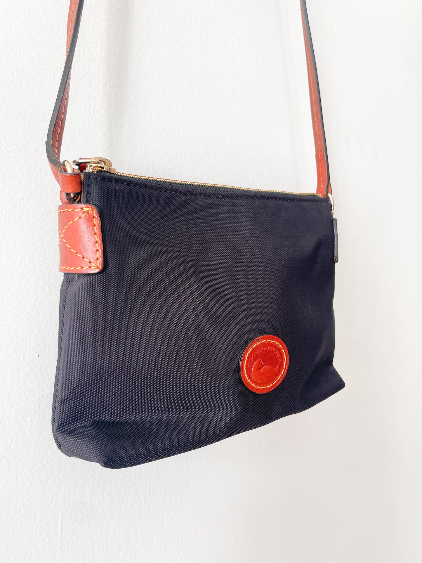 1990s Vintage Dooney & Bourke Nylon Crossbody Purse