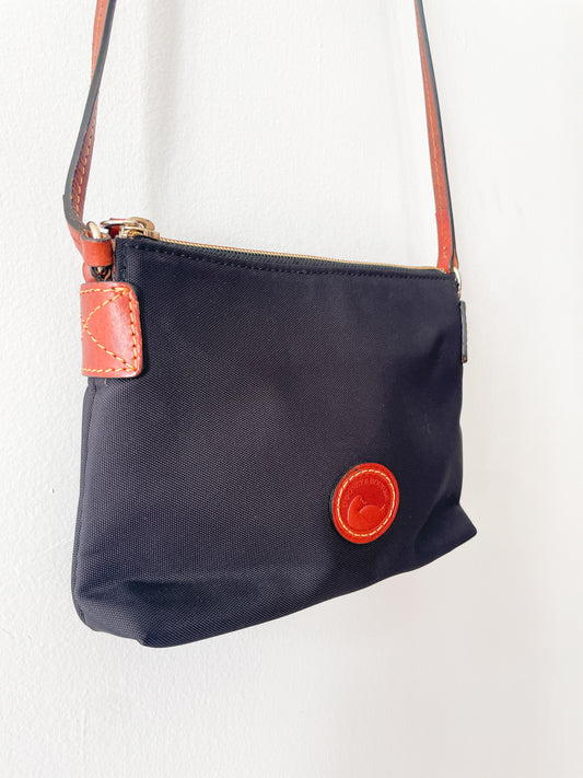 1990s Vintage Dooney & Bourke Nylon Crossbody Purse