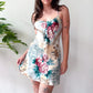 1990s Vintage 100% Silk Floral Pattern Lingerie Full Slip