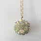 1950s Vintage Disco Ball Sequin Pendant Necklace