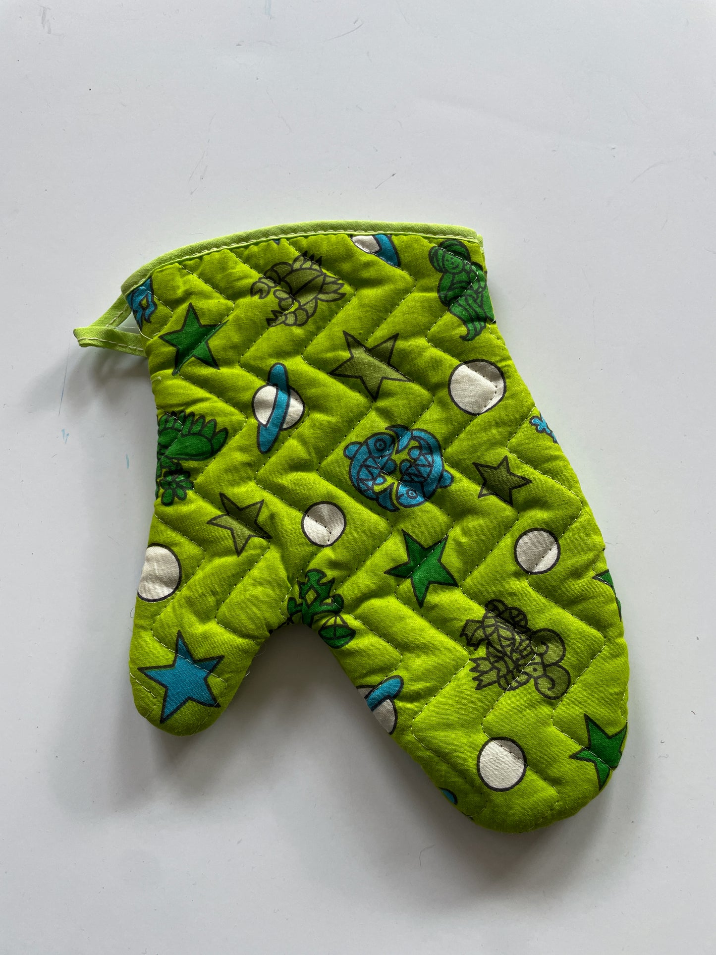 1970s Vintage Groovy Zodiac Peter Max Style Pot Holder