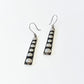 1970s Vintage Mexico Sterling Bubble Drop Earrings