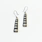 1970s Vintage Mexico Sterling Bubble Drop Earrings