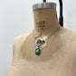 1970s Vintage Sterling and Turquoise Native Made Necklace