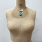 1970s Vintage Sterling and Turquoise Native Made Necklace