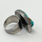 1970s Vintage Turquoise Bear Fetish Ring Size 7