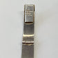1980s Vintage Crushed Malchite Sterling Silver Mayan Mexico Panel Link Inlay Bracelet